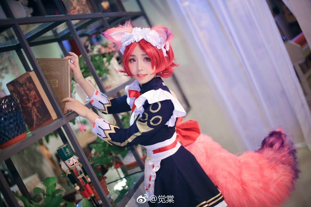 Cosplay福利/王者荣耀cosplay女仆咖啡妲己美女图片