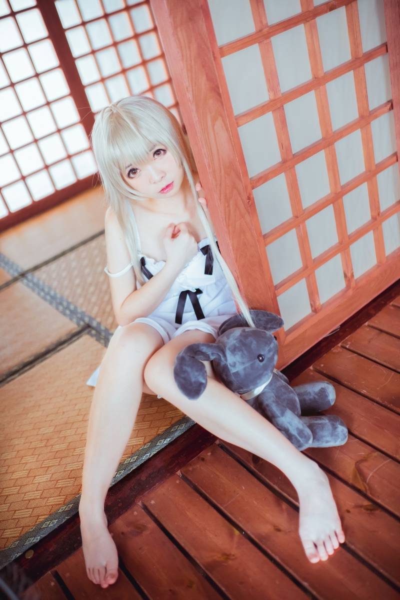Cosplay福利/缘之空春日野穹少女裸足控cosplay福利图片