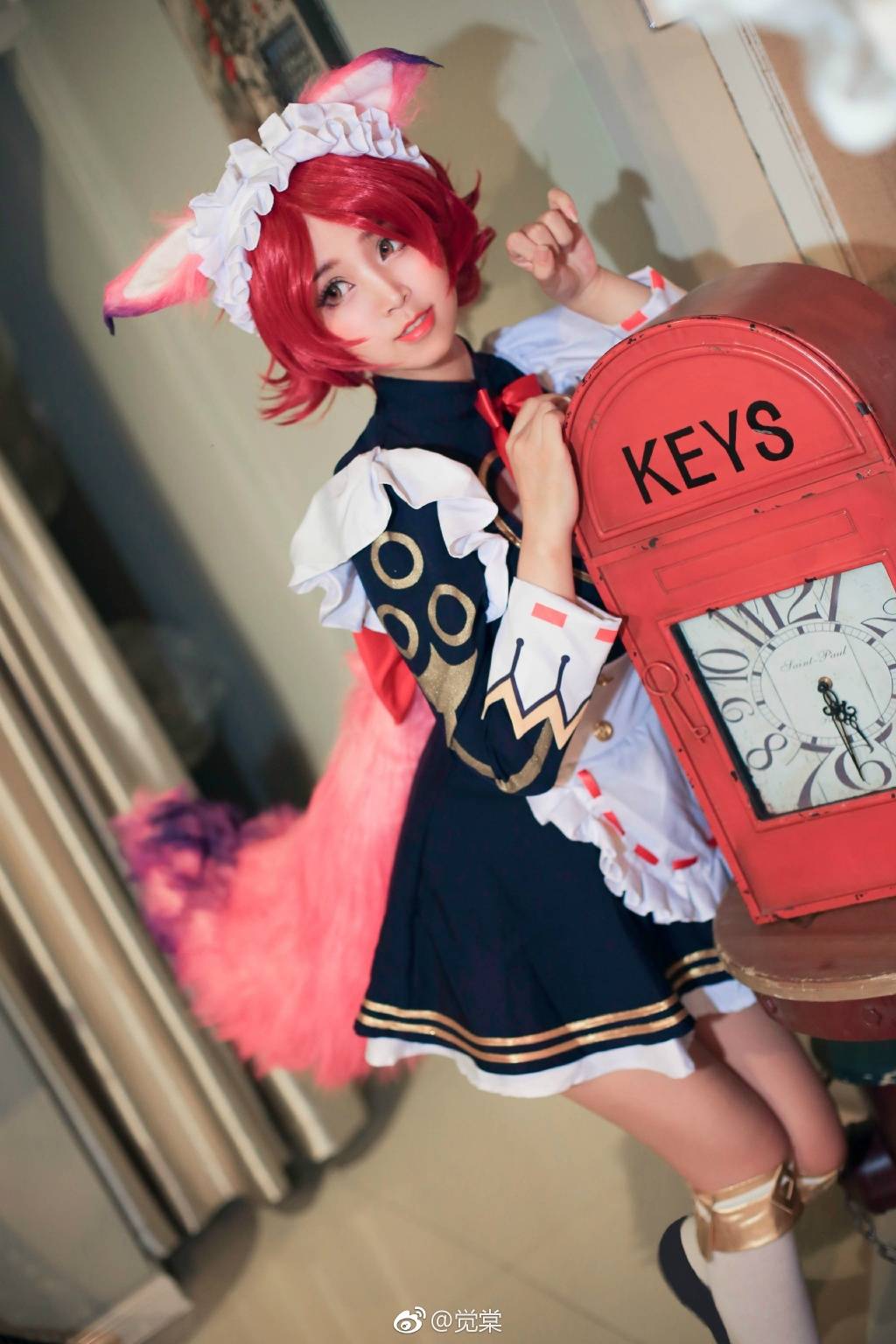 Cosplay福利/王者荣耀cosplay女仆咖啡妲己美女图片