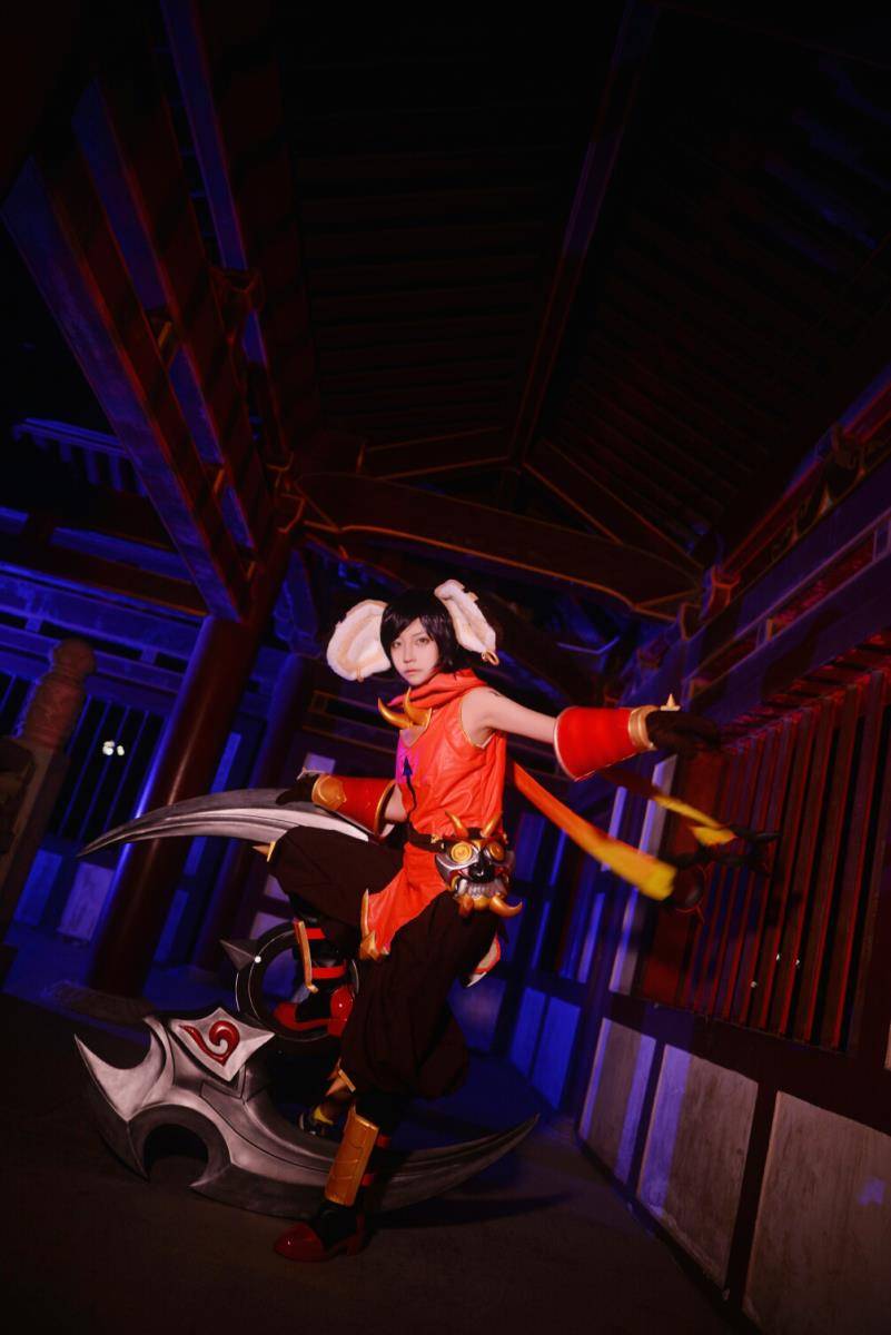 Cosplay福利/兽耳正太王者荣耀李元芳cosplay图片