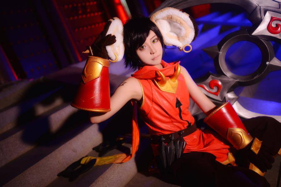 Cosplay福利/兽耳正太王者荣耀李元芳cosplay图片