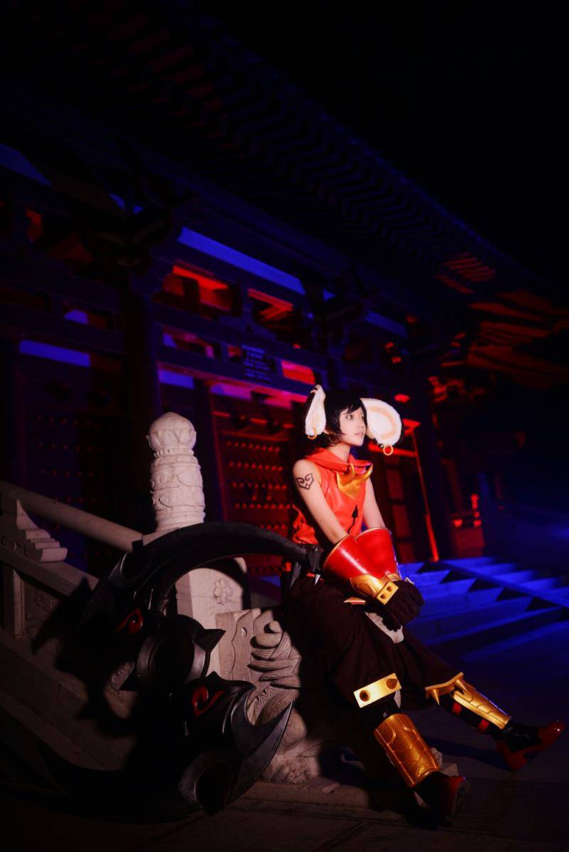 Cosplay福利/兽耳正太王者荣耀李元芳cosplay图片