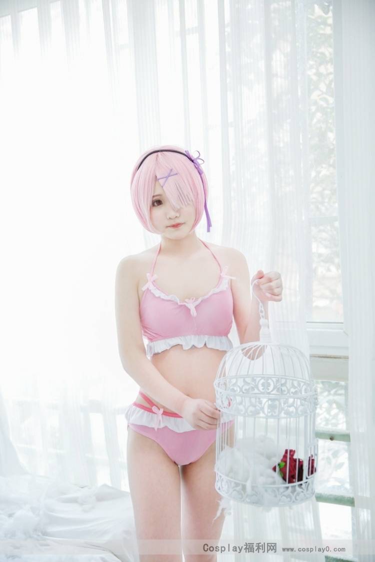 Cosplay福利/绝对领域 腐宅美女 比基尼拉姆cosplay私房写真