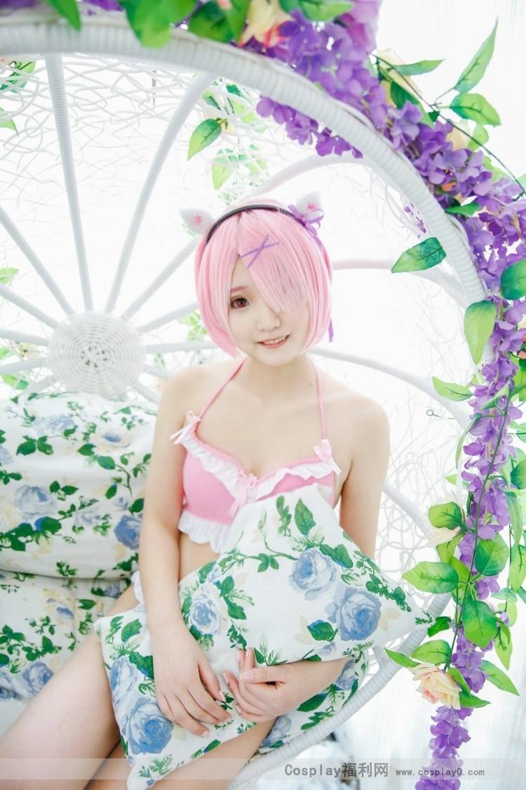 Cosplay福利/绝对领域 腐宅美女 比基尼拉姆cosplay私房写真