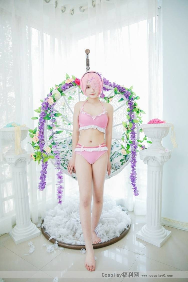 Cosplay福利/绝对领域 腐宅美女 比基尼拉姆cosplay私房写真