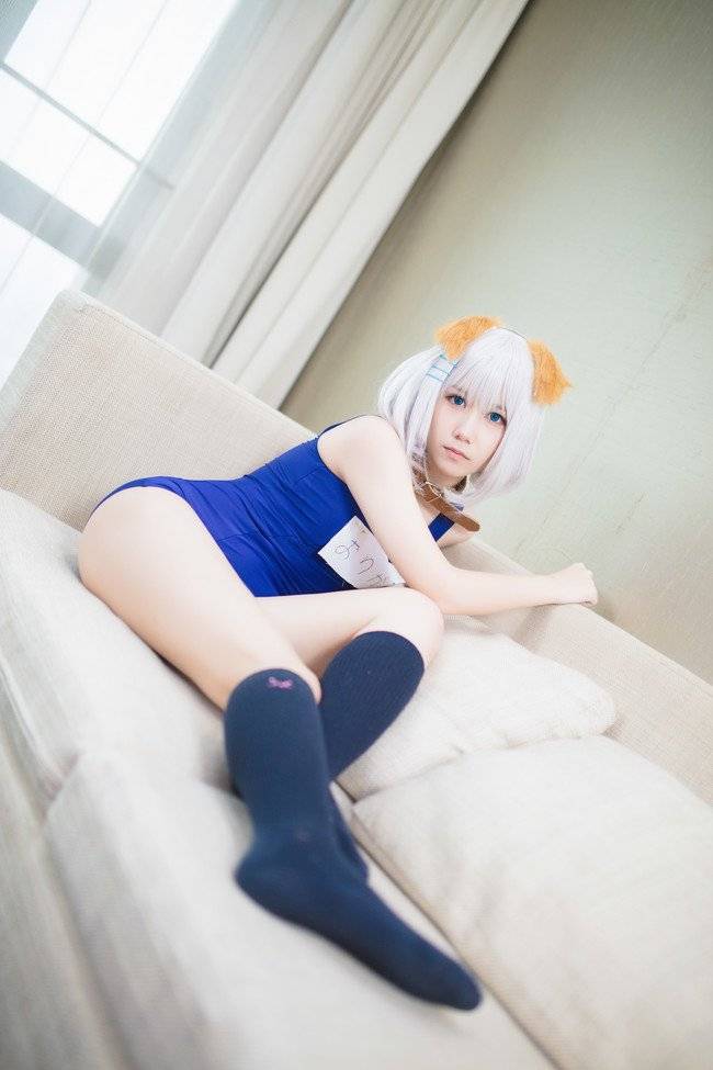 Cosplay福利/约会大作战鸢一折纸cosplay福利 萝莉死库水黑丝美腿图片