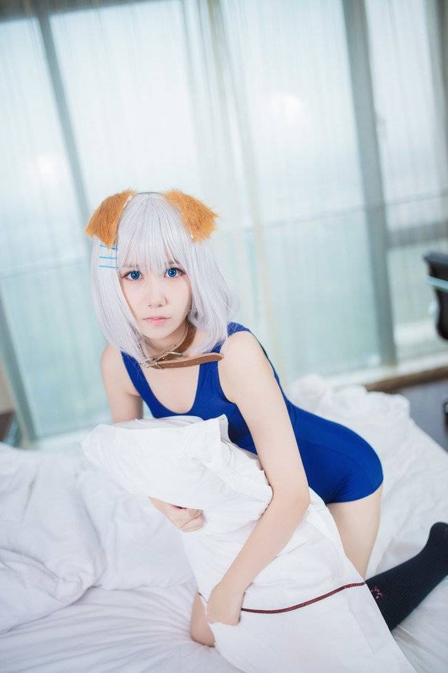 Cosplay福利/约会大作战鸢一折纸cosplay福利 萝莉死库水黑丝美腿图片