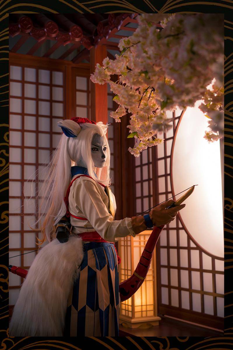 Cosplay福利/小姐姐神还原！阴阳师手游白狼cosplay图片