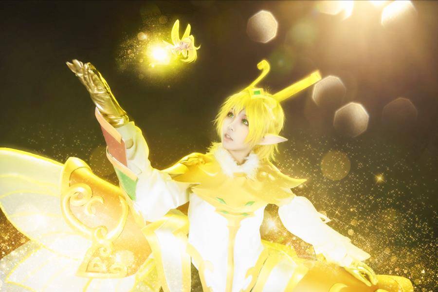 Cosplay福利/兽耳正太 王者荣耀孙膑妖精王cosplay场照