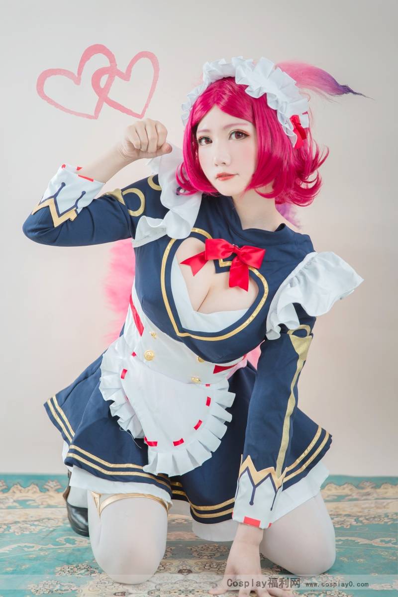 Cosplay福利/游戏美女王者荣耀cosplay女仆妲己白丝美腿图片