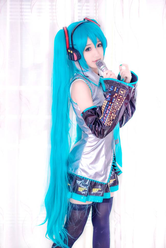 Cosplay福利/初音未来cosplay无下限图片 美女黑丝福利诱惑
