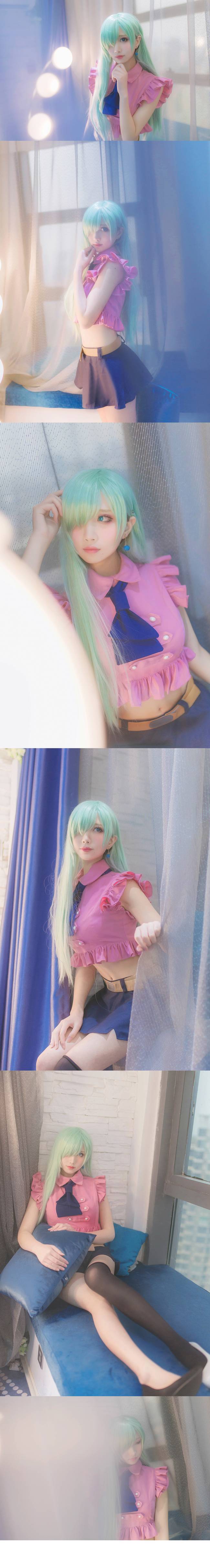 Cosplay福利/黑丝绝对领域御姐少女 七大罪伊丽莎白COSPLAY美图欣赏 cn:念雪