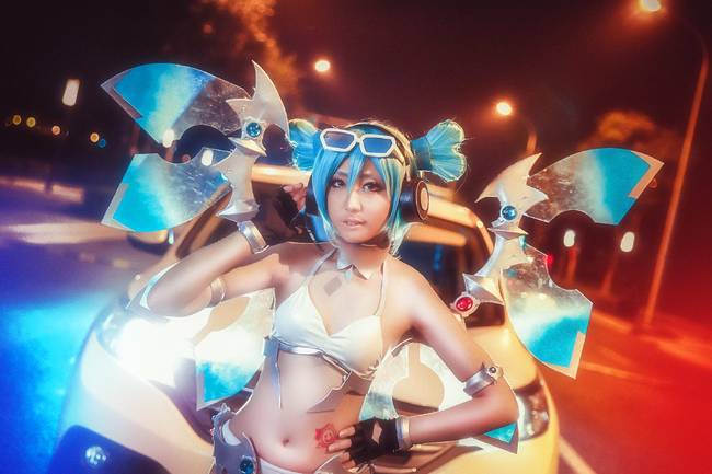 Cosplay福利/《都市精灵少女》VOCALOID初音未来COSPLAY cn:筱原千夜