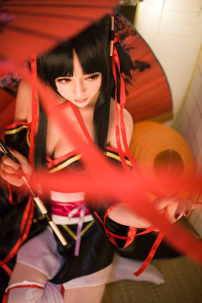 Cosplay福利/白丝绝对领域少女 机巧少女不会受伤夜夜COSPLAY