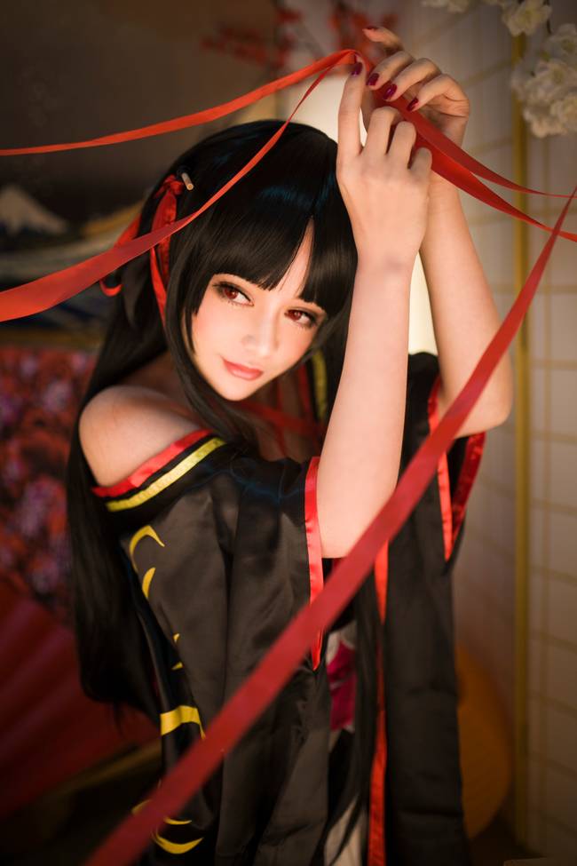 Cosplay福利/白丝绝对领域少女 机巧少女不会受伤夜夜COSPLAY