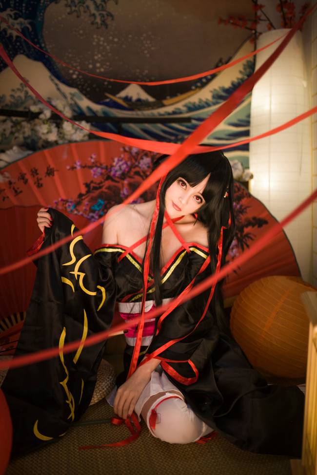 Cosplay福利/白丝绝对领域少女 机巧少女不会受伤夜夜COSPLAY