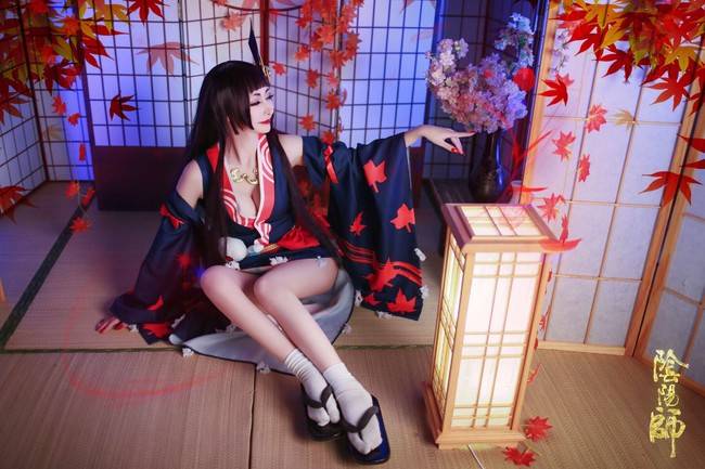 Cosplay福利/阴阳师手游鬼女红叶COSPLAY cn:路易SAMA