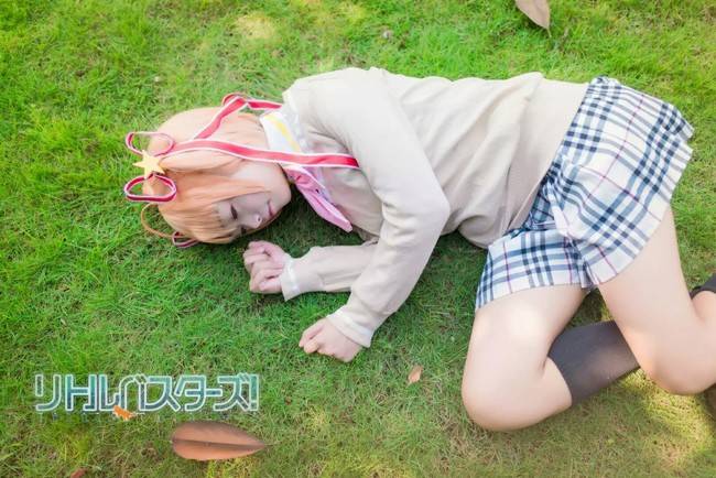 Cosplay福利/卡哇伊黑丝绝对领域少女 little busters 神北小毬COSPLAY