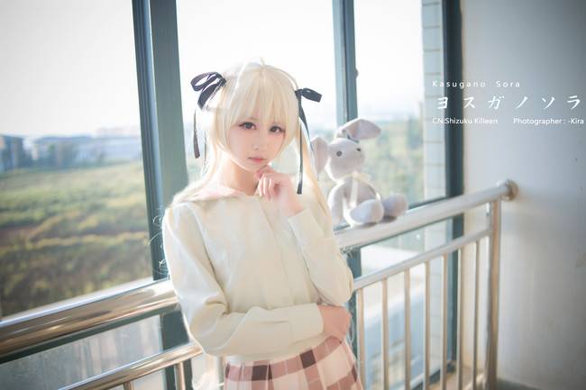 Cosplay福利/黑丝萌妹 缘之空春日野穹COSPLAY cn:雫Killeen