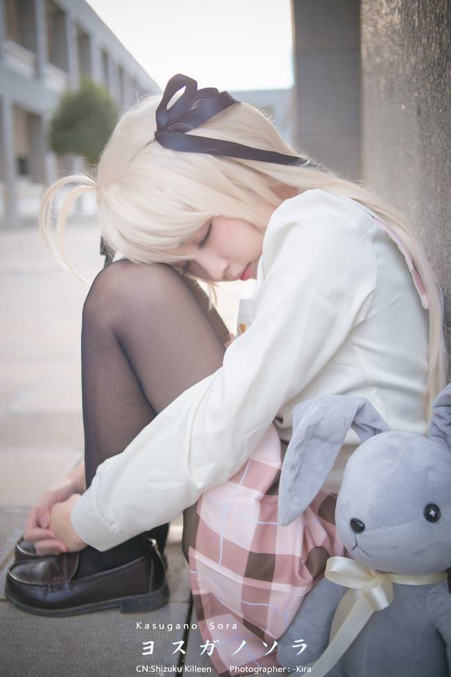 Cosplay福利/黑丝萌妹 缘之空春日野穹COSPLAY cn:雫Killeen