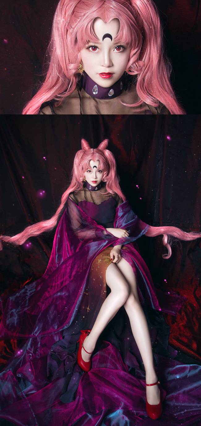 Cosplay福利/性感御姐版 美少女战士 暗黑淑女COSPLAY