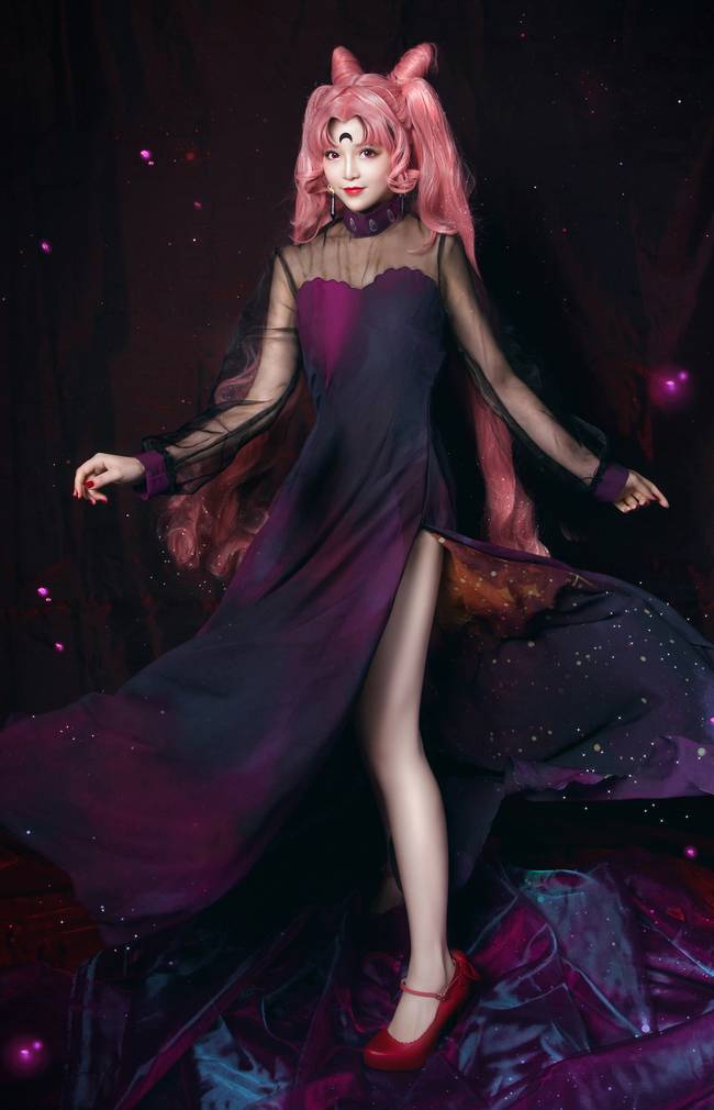 Cosplay福利/性感御姐版 美少女战士 暗黑淑女COSPLAY