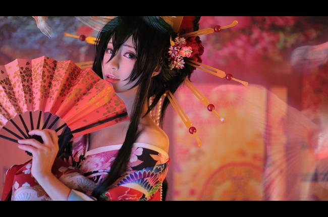 Cosplay福利/锁骨美的不可方物 艳汉吉原诗郎COSPLAY