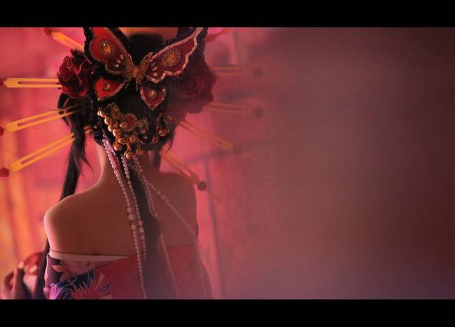 Cosplay福利/锁骨美的不可方物 艳汉吉原诗郎COSPLAY