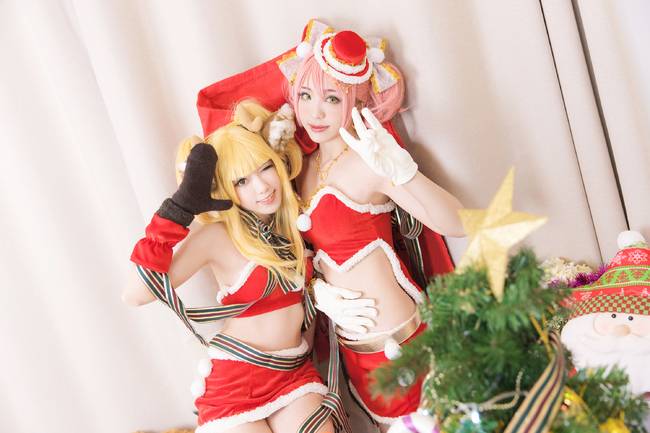 Cosplay福利/2016圣诞比基尼 偶像大师灰姑娘女孩COSPLAY 城崎美嘉 城崎莉嘉