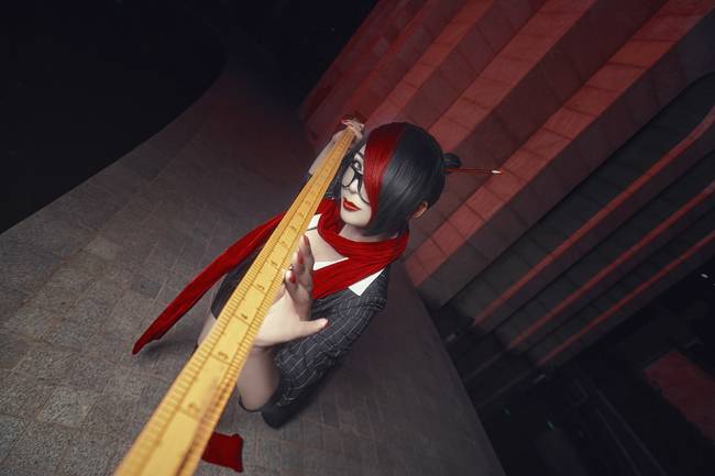 Cosplay福利/OL制服黑丝绝对领域 御姐无双剑姬COSPLAY