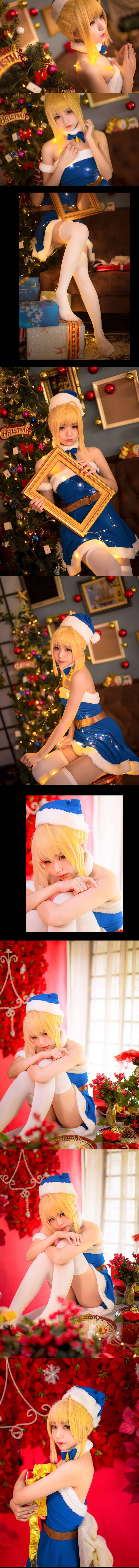 Cosplay福利/吾王能这么性感？ Fate/Grand Order saber COSPLAY美图欣赏 cn:阿卡AKA