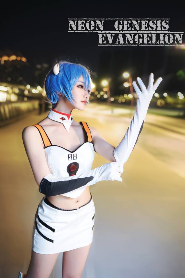 Cosplay福利/白靴绝对领域机车女郎 新世纪福音战士 绫波丽COSPLAY