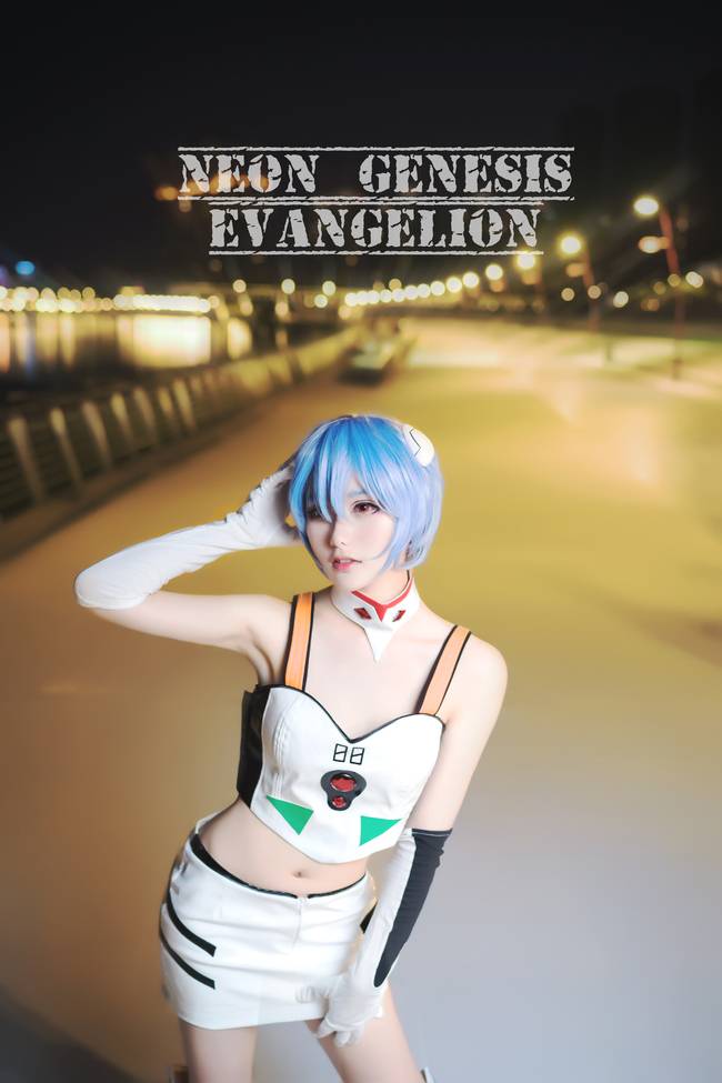Cosplay福利/白靴绝对领域机车女郎 新世纪福音战士 绫波丽COSPLAY
