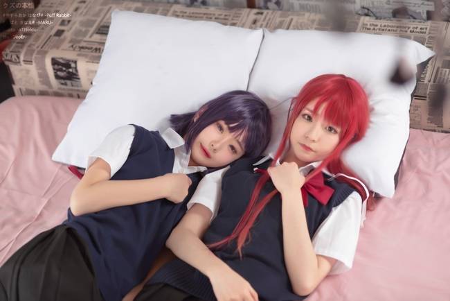 Cosplay福利/《百合少女》人渣的本愿安乐冈花火COSPLAY cn:-泡芙兔子-