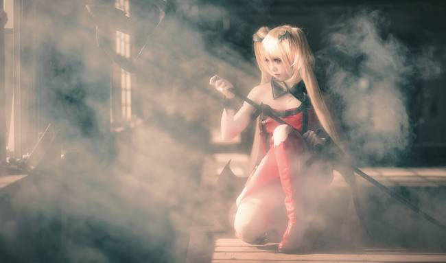 Cosplay福利/红色绝对领域少女 守护甜心!月咏歌呗COSPLAY美图欣赏 cn:雨璇