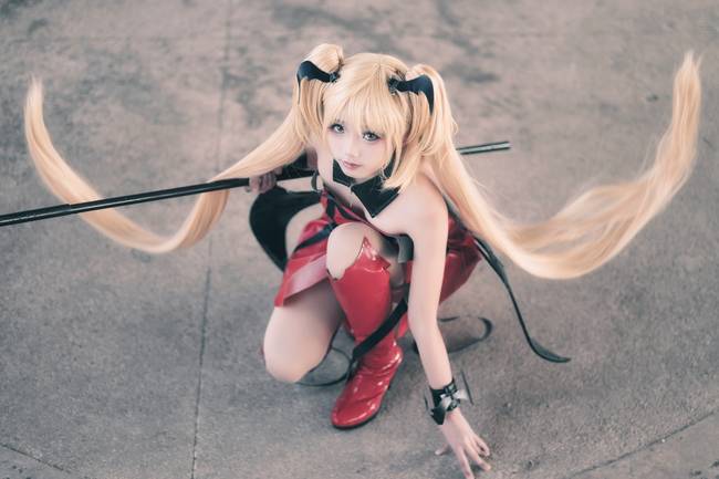 Cosplay福利/红色绝对领域少女 守护甜心!月咏歌呗COSPLAY美图欣赏 cn:雨璇