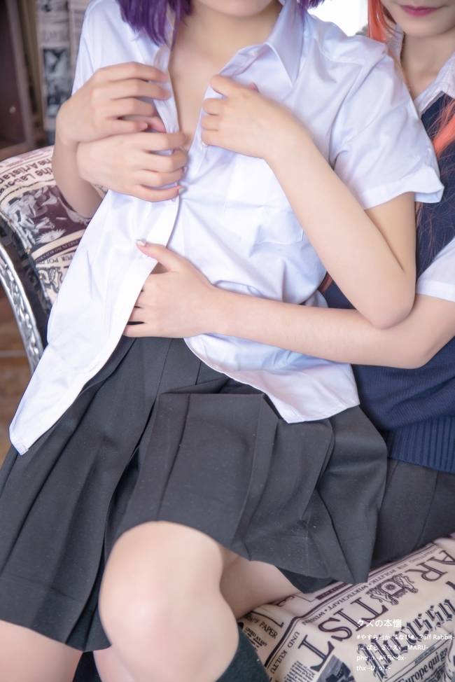 Cosplay福利/《百合少女》人渣的本愿安乐冈花火COSPLAY cn:-泡芙兔子-