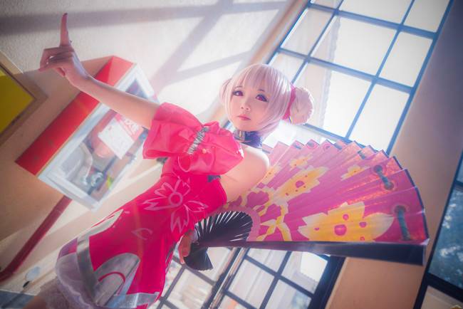 Cosplay福利/黑丝绝对领域旗袍少女 王者荣耀小乔COSPLAY cn:楚楚子