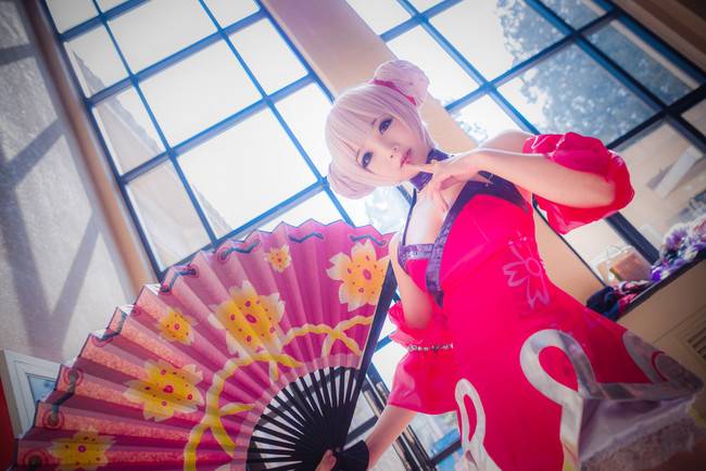 Cosplay福利/黑丝绝对领域旗袍少女 王者荣耀小乔COSPLAY cn:楚楚子