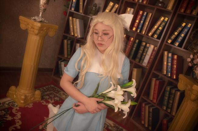 Cosplay福利/白丝绝对领域软妹子 零之地带cos白百合姬COSPLAY美图欣赏 cn:阿宣大饼子