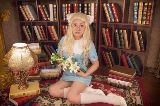 Cosplay福利/白丝绝对领域软妹子 零之地带cos白百合姬COSPLAY美图欣赏 cn:阿宣大饼子