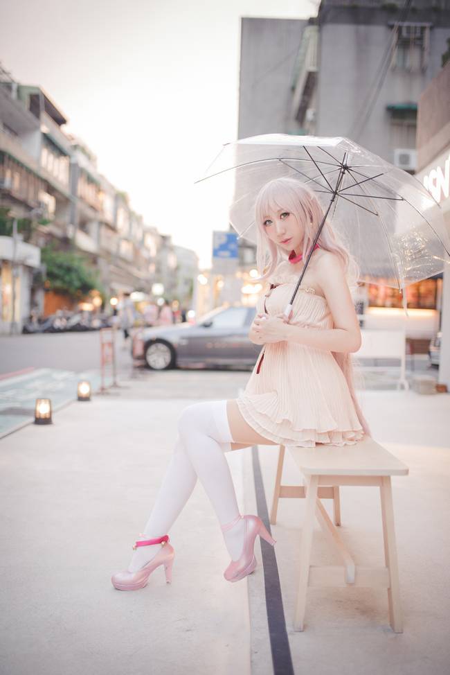 Cosplay福利/白丝绝对领域丝裙少女版Neko COSPLAY cn:HarukoChi晴