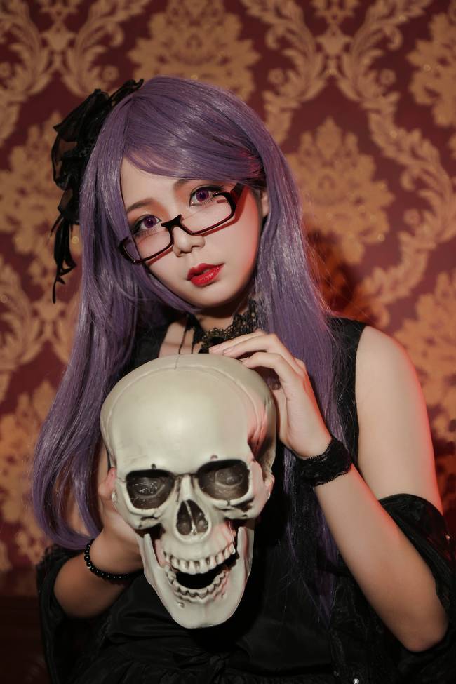 Cosplay福利/黑丝绝对领域暗黑少女 东京喰种神代利世COSPLAY cn:烟玥