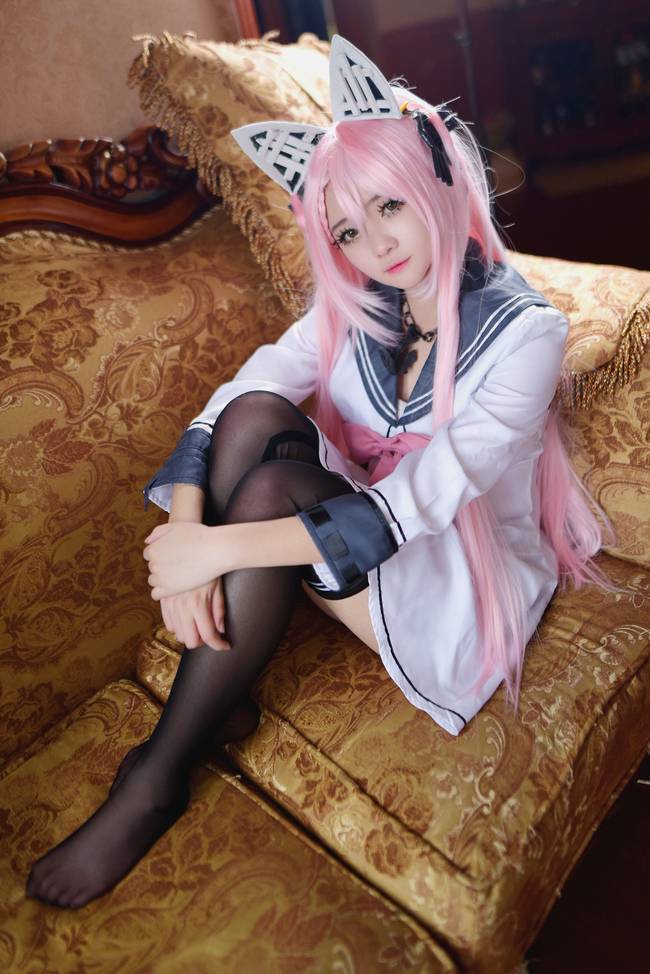 Cosplay福利/黑丝吊带袜绝对领域小猫咪少女 舰娘岛风COSPLAY美图欣赏 cn:大概是一个辣鸡