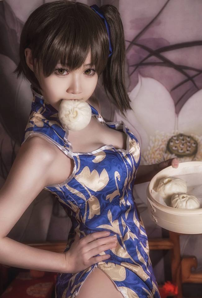 Cosplay福利/黑丝绝对领域旗袍性感少女 舰娘加贺COSPLAY cn:肉宅