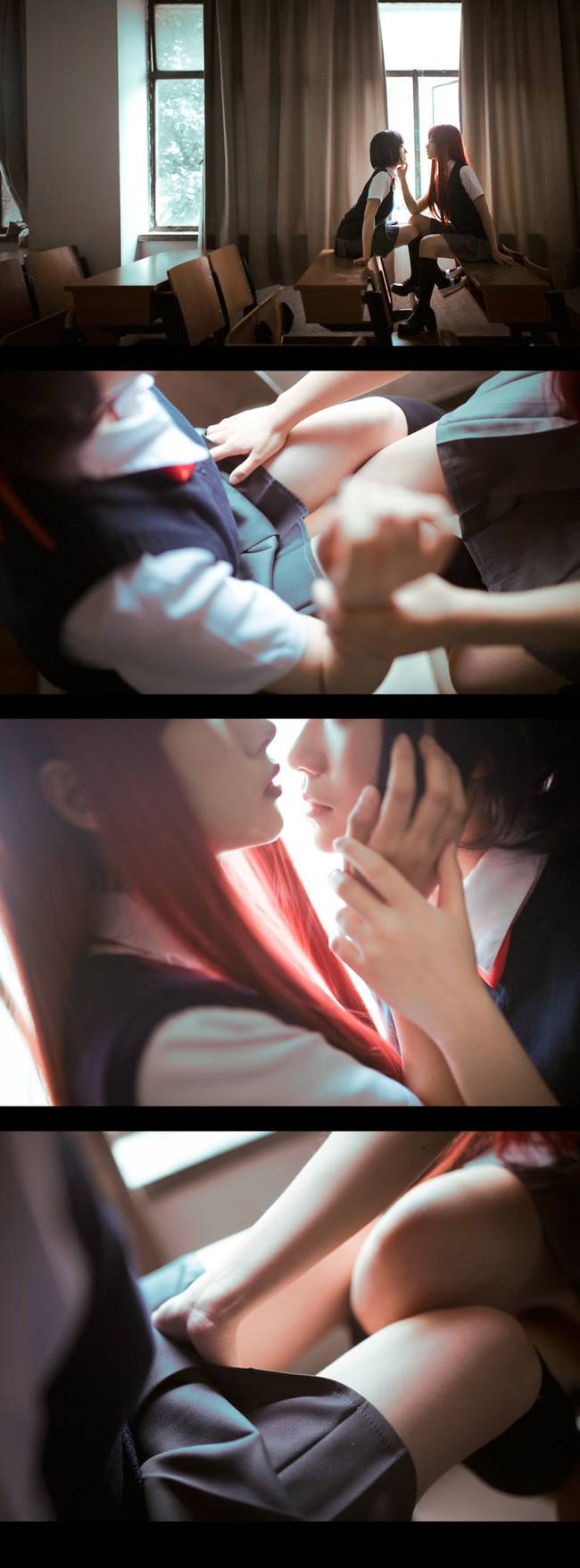 Cosplay福利/百合之恋 老司机开车 人渣的本愿COSPLAY 安乐冈花火 cn:雀aki 绘鸠早苗 cn:容钰