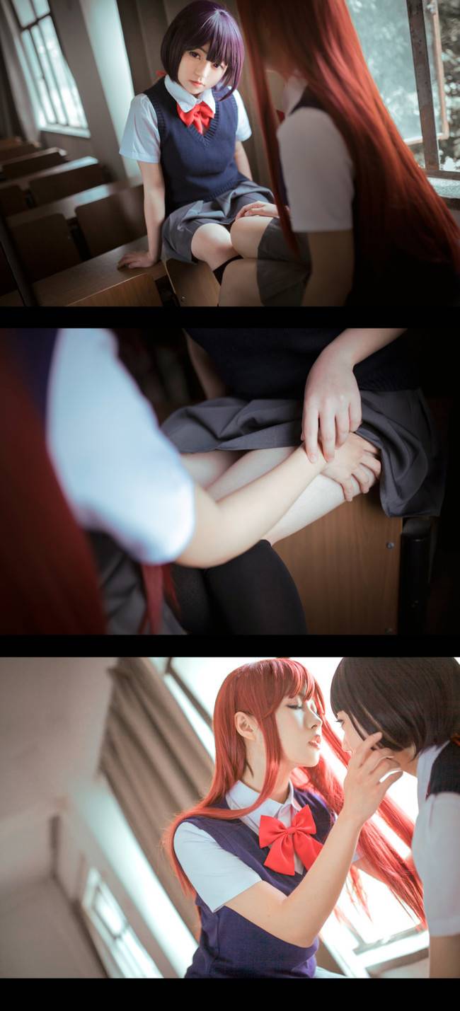 Cosplay福利/百合之恋 老司机开车 人渣的本愿COSPLAY 安乐冈花火 cn:雀aki 绘鸠早苗 cn:容钰