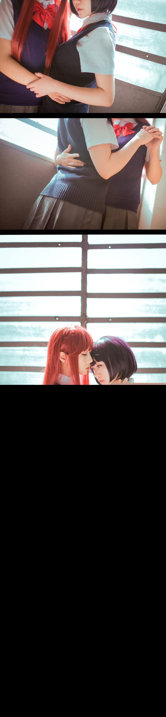 Cosplay福利/百合之恋 老司机开车 人渣的本愿COSPLAY 安乐冈花火 cn:雀aki 绘鸠早苗 cn:容钰