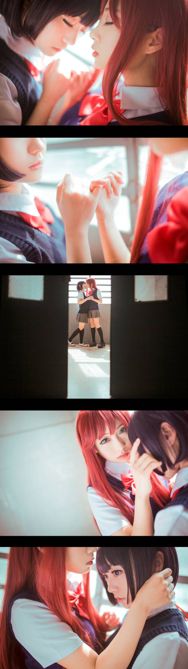 Cosplay福利/百合之恋 老司机开车 人渣的本愿COSPLAY 安乐冈花火 cn:雀aki 绘鸠早苗 cn:容钰