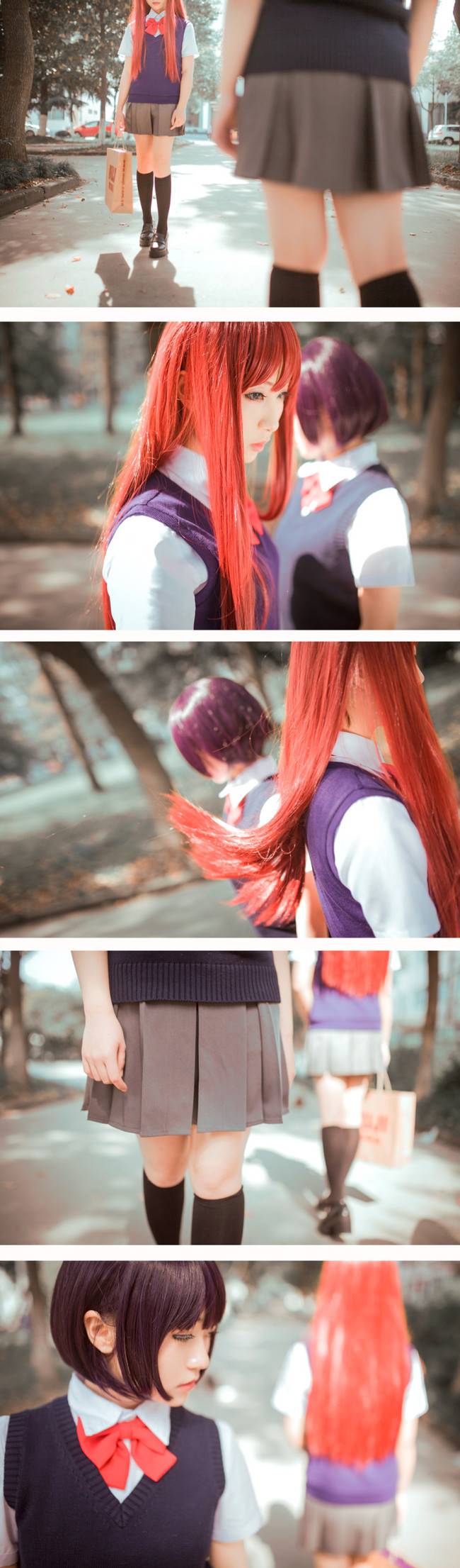 Cosplay福利/百合之恋 老司机开车 人渣的本愿COSPLAY 安乐冈花火 cn:雀aki 绘鸠早苗 cn:容钰